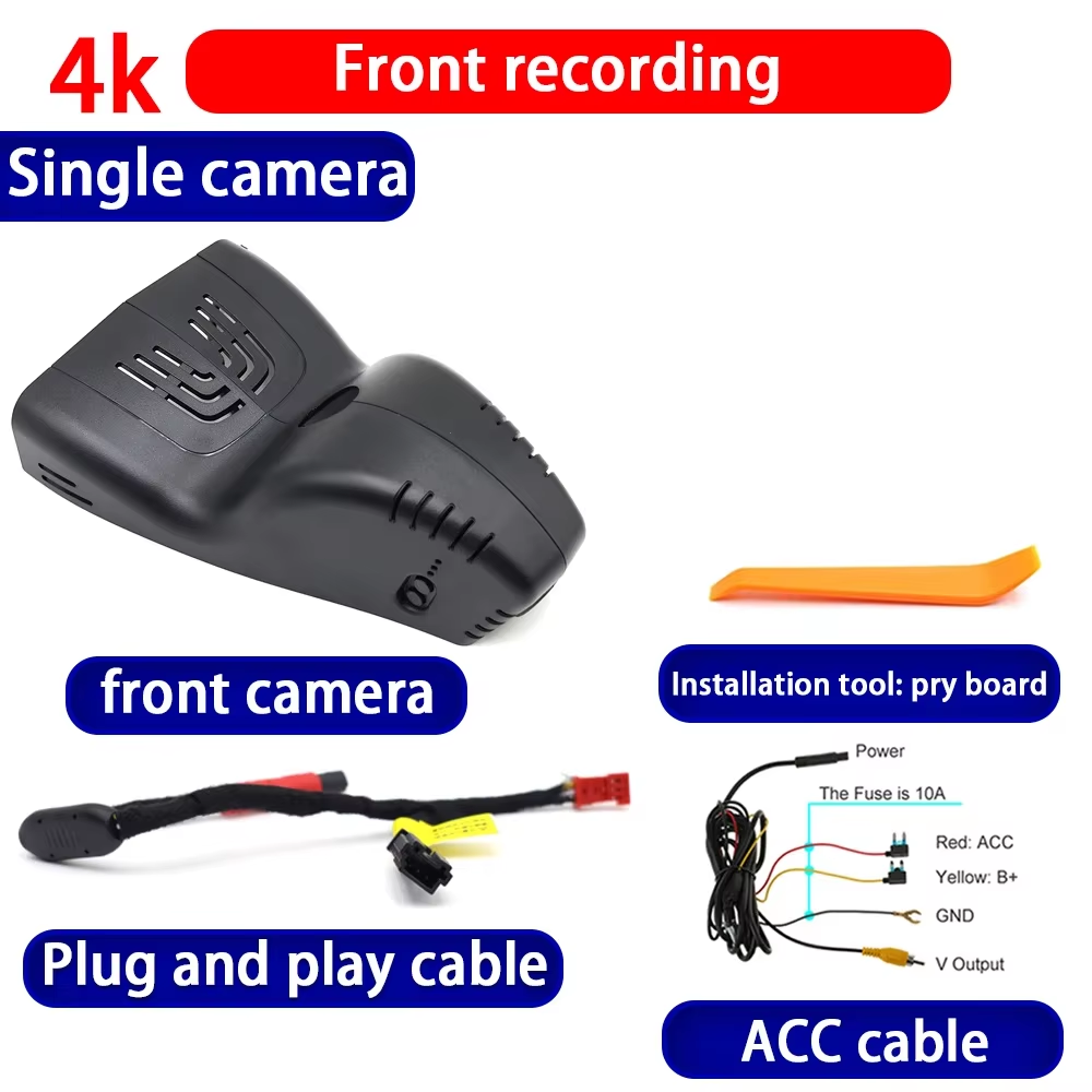 for BMW 3 4 Series G20 G21 G22 G23 G26 i3 G28 X5 G05 G18 X7 G07 iX5 4K Dash Cam Wifi Camera Video Recorder