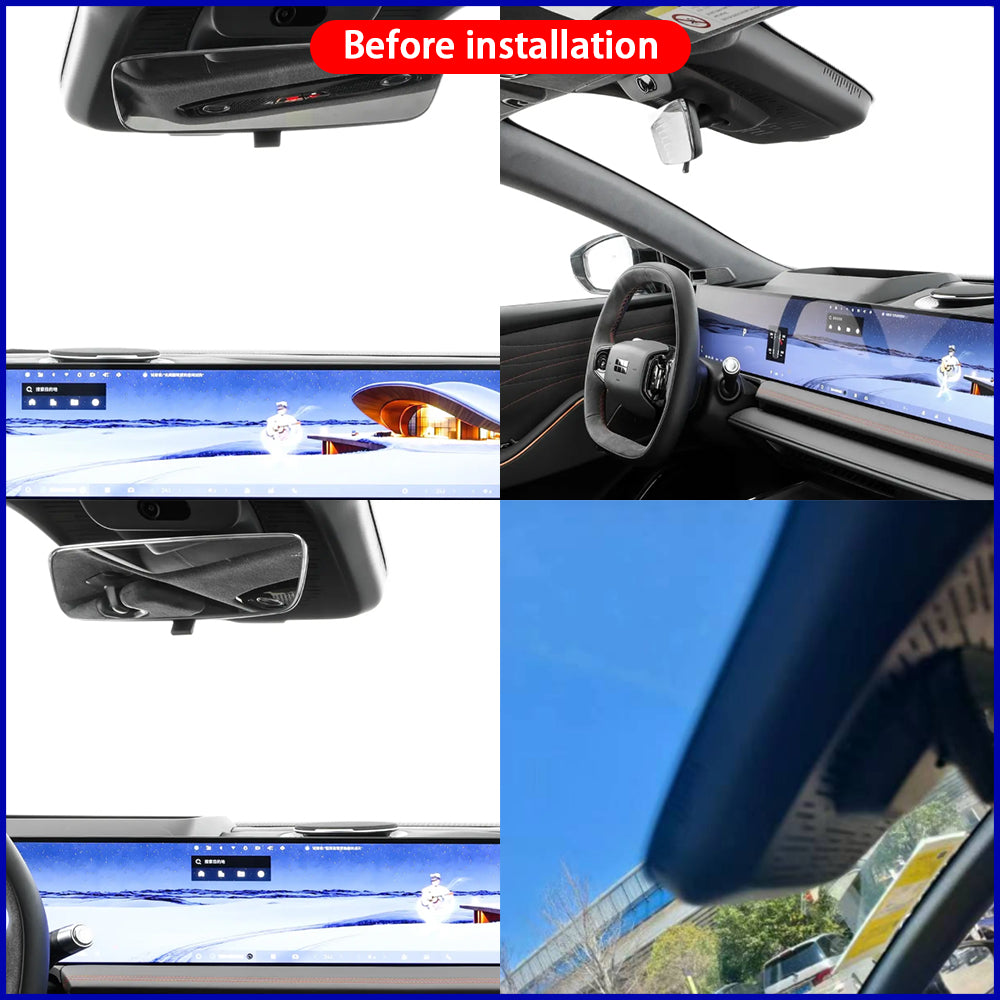 for Geely Galaxy E8 2024 2025 2026 4K Dash Cam Wifi Camera Video Recorder