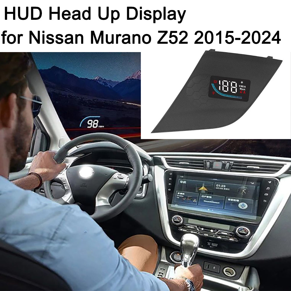 for Nissan Murano Z52 2015-2024 Auto HUD Display Projector Alarm Head Up Display Speedometer