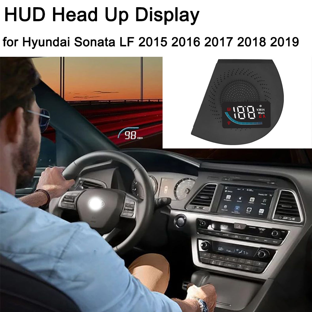 for Hyundai Sonata LF 2015 2016 2017 2018 2019 Auto HUD Display Projector Alarm Head Up Display Speedometer