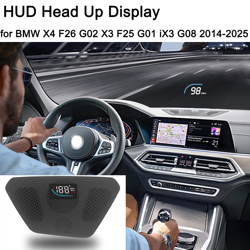 for BMW X5 G05 X6 G06 2019-2025 Auto HUD Display Projector Alarm Head Up Display Speedometer