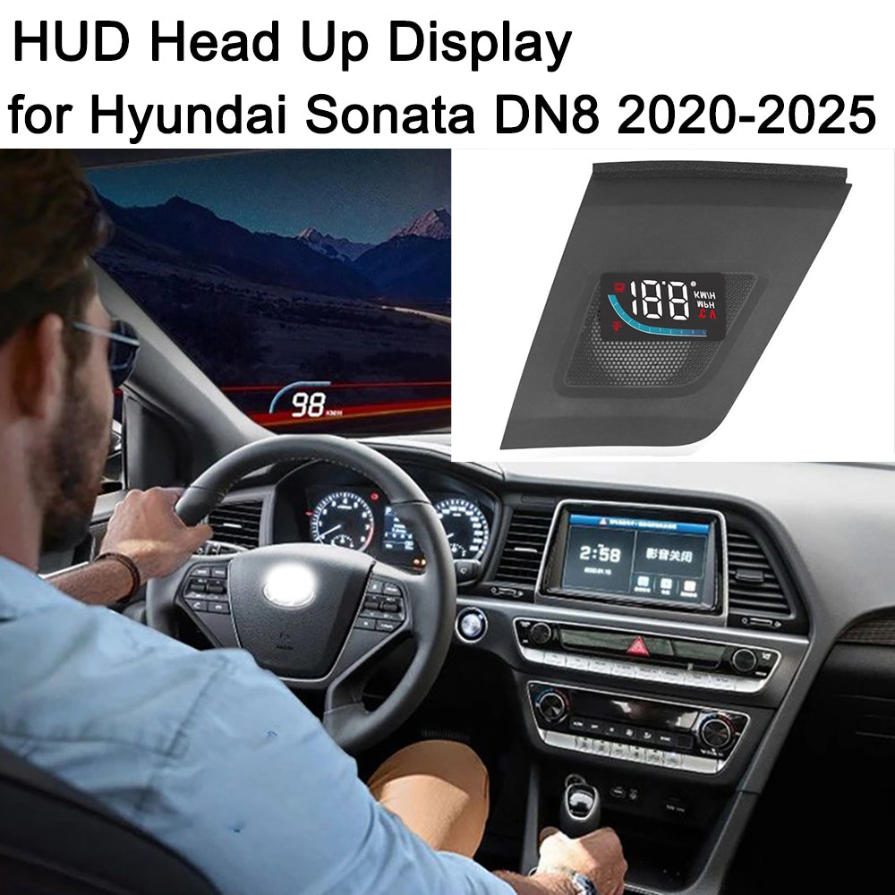 for Hyundai Sonata DN8 2020-2025 Auto HUD Display Projector Alarm Head Up Display Speedometer