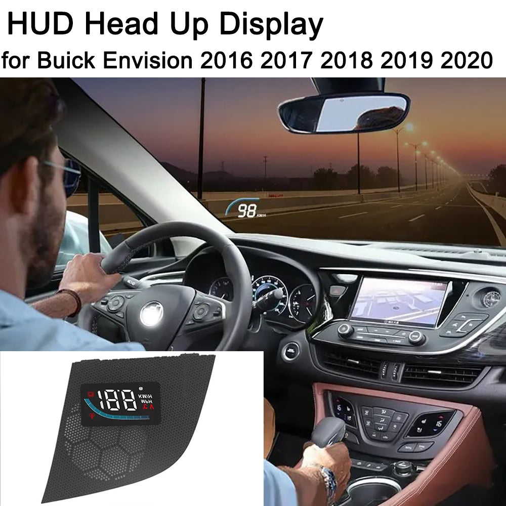 for Buick Envision 2016 2017 2018 2019 2020 Auto HUD Display Projector Alarm Head Up Display Speedometer