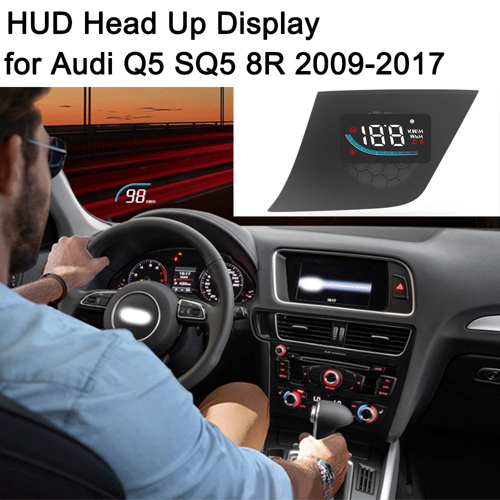 for Audi Q5 SQ5 8R 2009-2017 Auto HUD Display Projector Alarm Head Up Display Speedometer