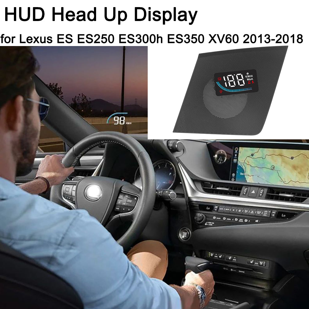 for Lexus ES ES250 ES300h ES350 XV60 2013-2018 Auto HUD Display Projector Alarm Head Up Display Speedometer