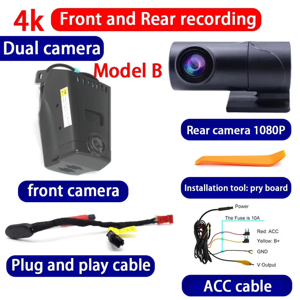 for BMW 5 6 7 Series G30 G31 M5 F90 G32 G11 G12 M6 M7 4K Dash Cam Wifi Camera Video Recorder