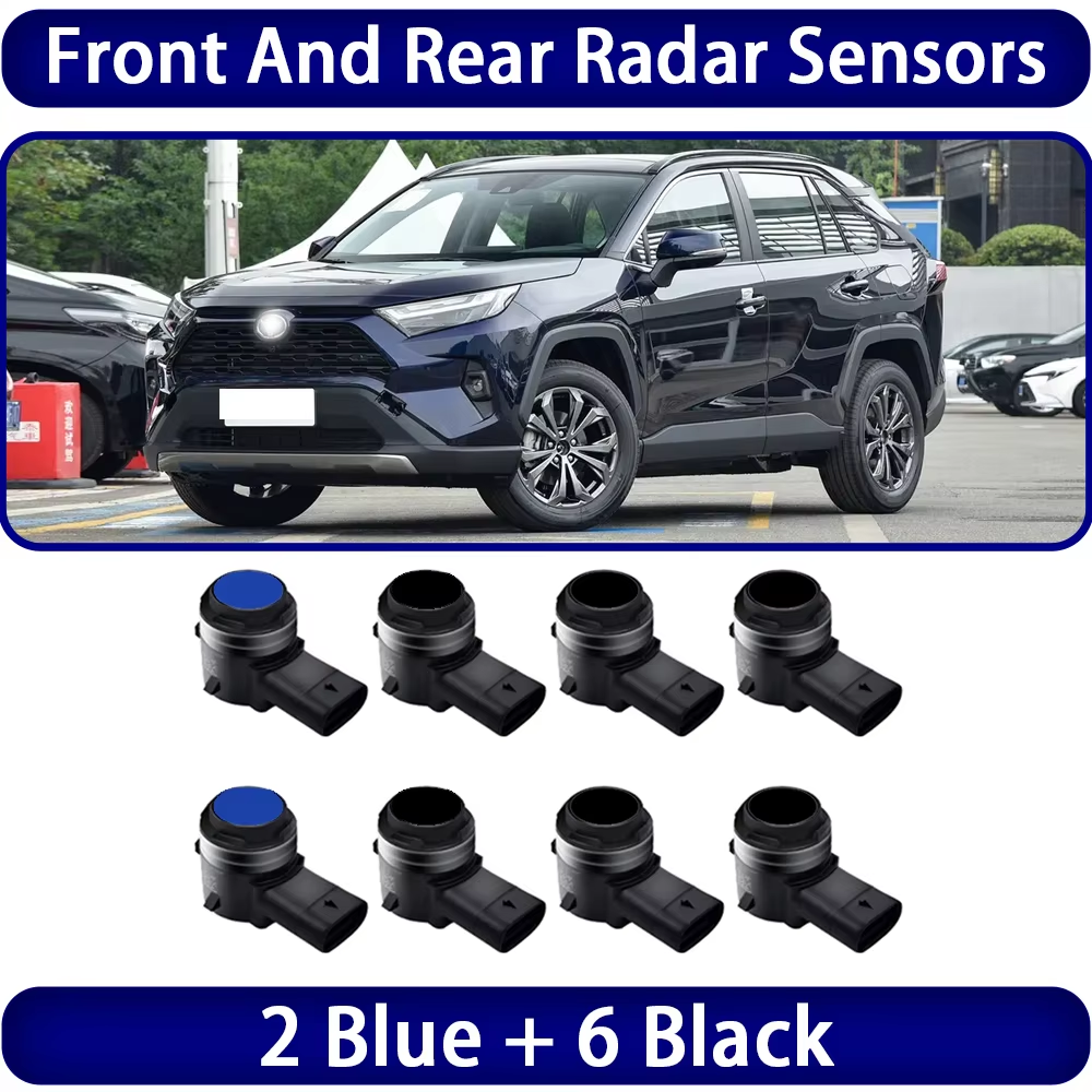 for Toyota RAV4 XA50 Suzuki Across Hybrid 2019-2025 OEM Car Parking Sensor Kit Buzzer Alarm Reverse Radar Detector System