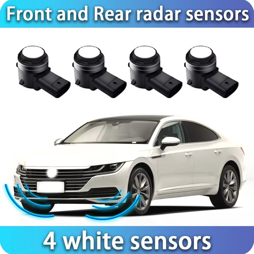 for Volkswagen VW Arteon Atlas Teramont Cross Sport Golf Sportsvan Passat B8 OEM Car Parking Sensor Kit Buzzer Alarm Reverse Radar Detector System