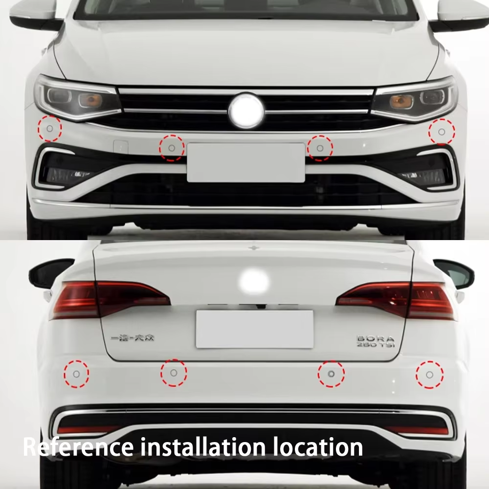 for Volkswagen VW Arteon Atlas Teramont Cross Sport Golf Sportsvan Passat B8 OEM Car Parking Sensor Kit Buzzer Alarm Reverse Radar Detector System