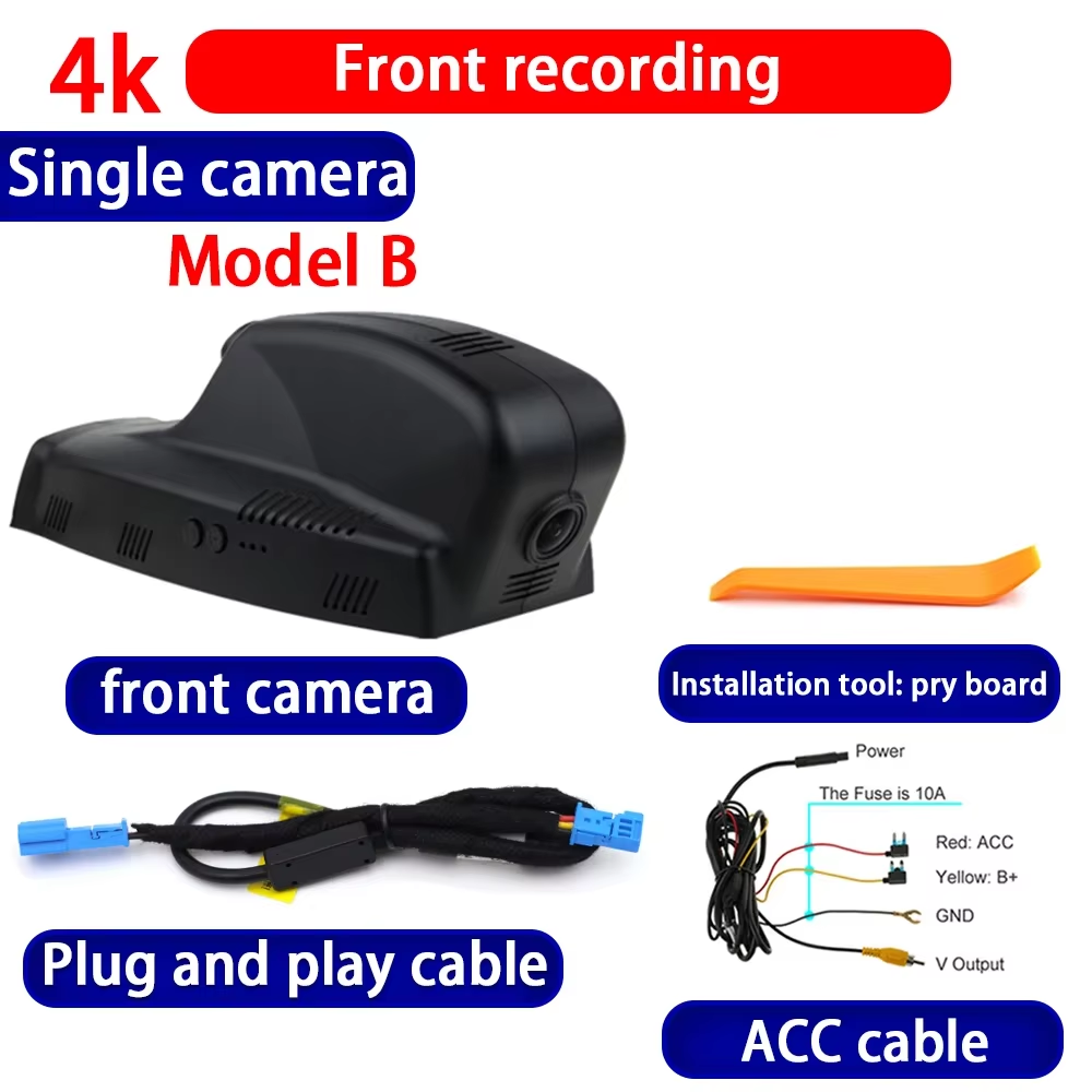 for BMW 1 3 5 Series E81 E82 E87 E88 E90 E91 E92 E93 E60 E61 F10 F11 F07 4K Dash Cam Wifi Camera Video Recorder