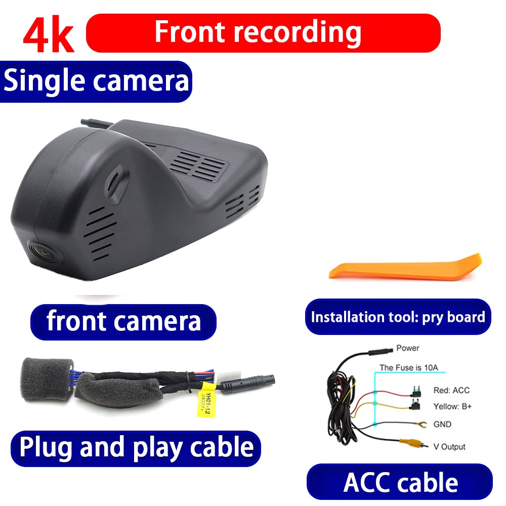 for Toyota GR Supra J29 DB 2020 2021 2022 2023 2024 2025 4K Dash Cam Wifi Camera Video Recorder