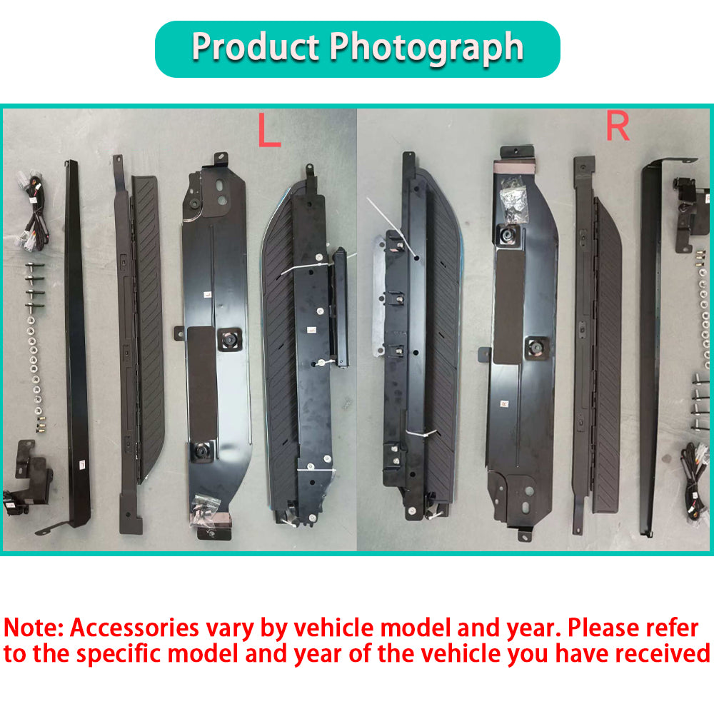 for Land Rover Discovery 3 LR3 2004-2009 OEM Power Running Boards Dual Motor Retractable Electric Side Steps With LED