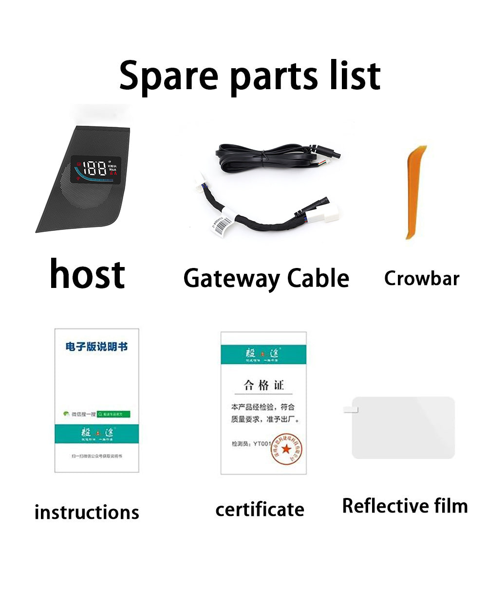 for Lexus ES ES200 ES250 ES300h ES350 XZ10 2019-2025 Auto HUD Display Projector Alarm Head Up Display Speedometer