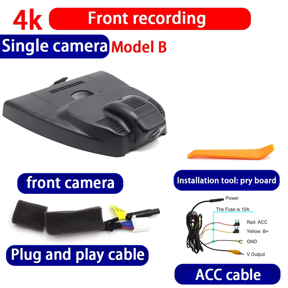 for Toyota Corolla Cross XG10 2020 2021 2022 2023 2024 2025 4K Dash Cam Wifi Camera Video Recorder