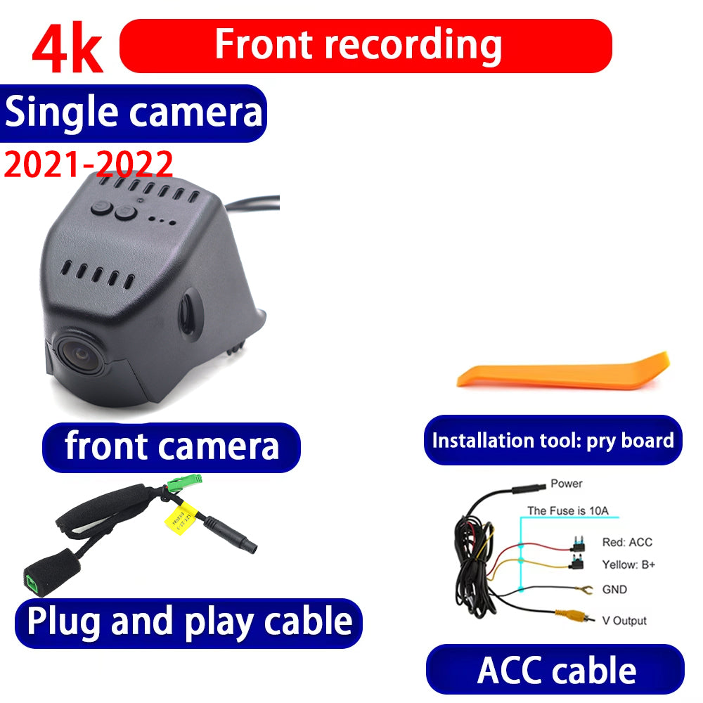 for Lynk & Co 01 CX11 2017 2018 2019 2020 2021 2022 4K Dash Cam Wifi Camera Video Recorder