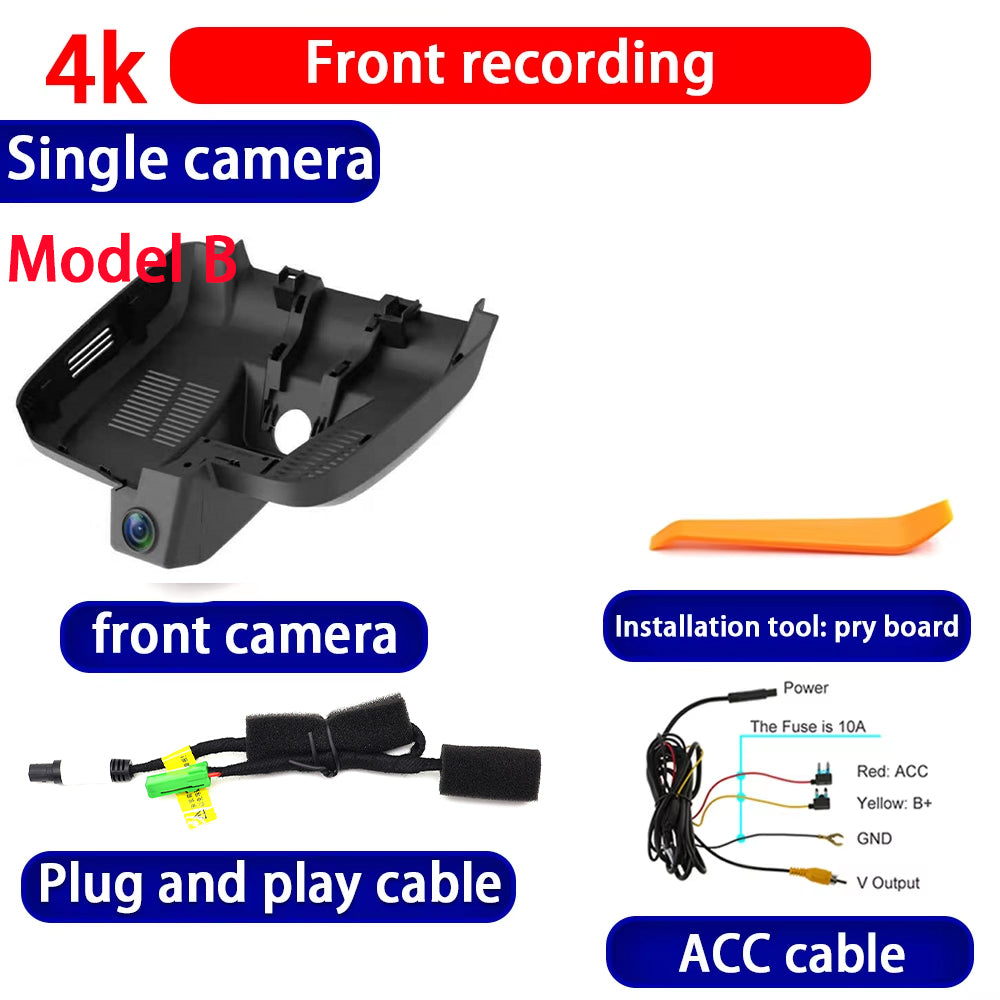 for Geely Tugella Xingyue S Knewstar 001 2019-2025 4K Dash Cam Wifi Camera Video Recorder