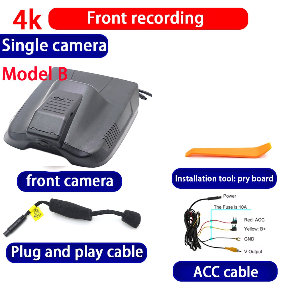 for Geely Okavango Haoyue L Proton X90 Livan 9 Aletra RL9 4K Dash Cam Wifi Camera Video Recorder