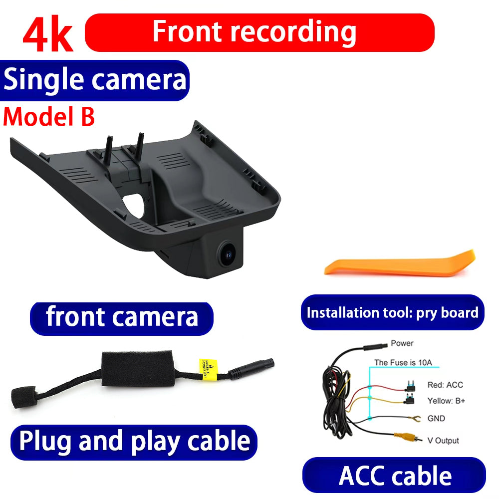 for Geely Xingyuan Proton eMas 5 2024 2025 4K Dash Cam Wifi Camera Video Recorder