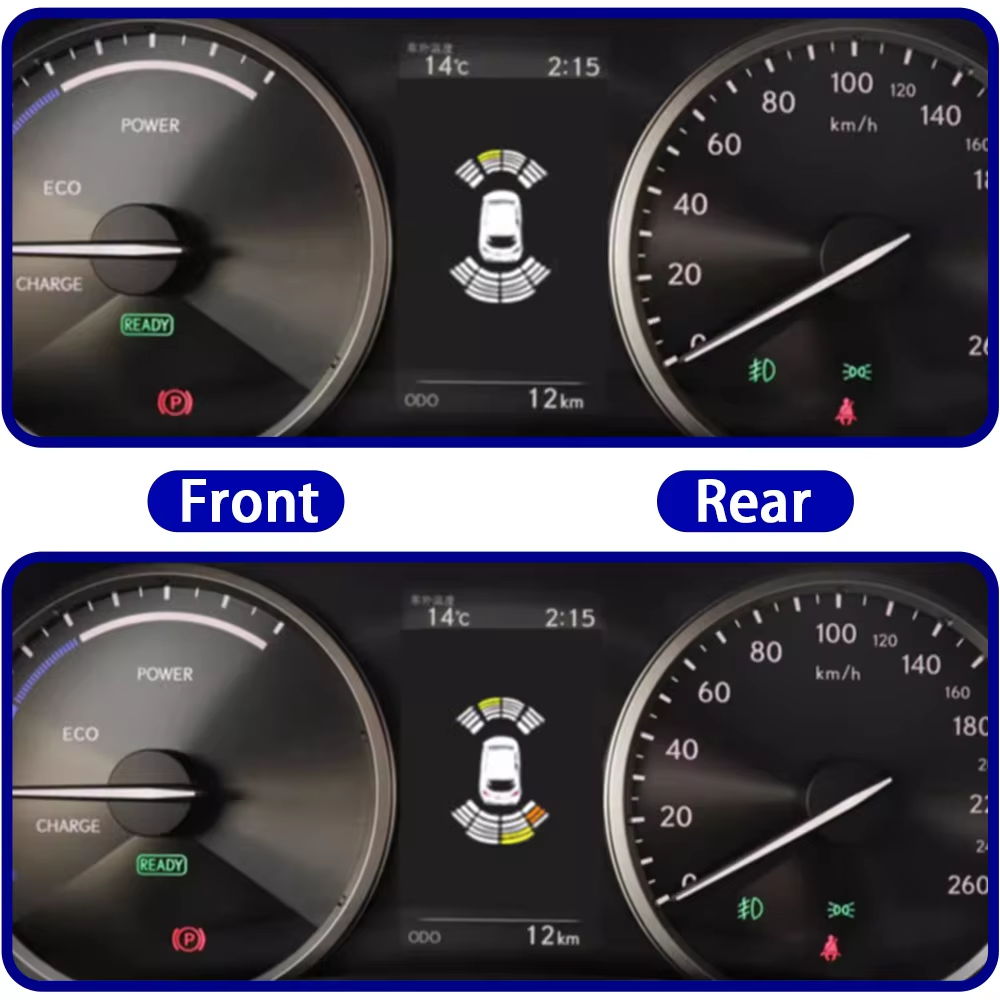 for Lexus NX 200 300h NX200 NX200t NX300h 2015-2021 OEM Car Parking Sensor Kit Buzzer Alarm Reverse Radar Detector System