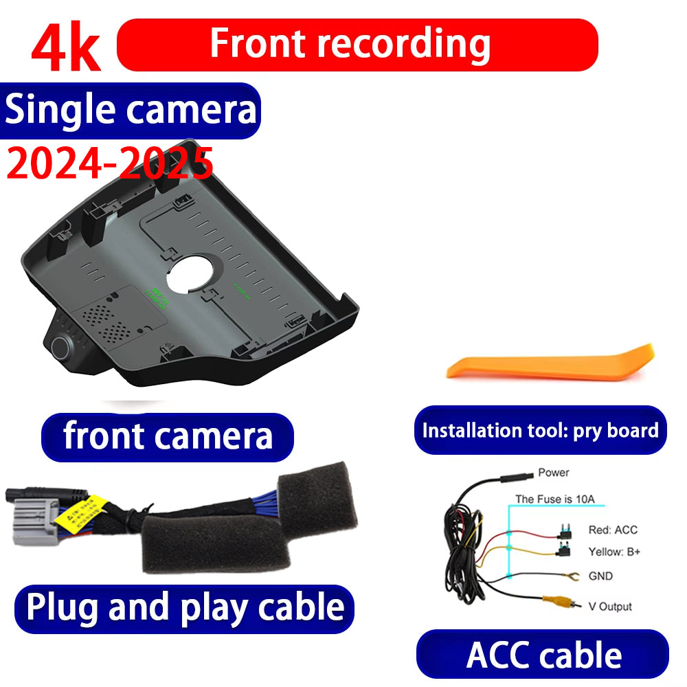 for Toyota Avalon XX50 2019 2020 2021 2022 2023 2024 2025 4K Dash Cam Wifi Camera Video Recorder