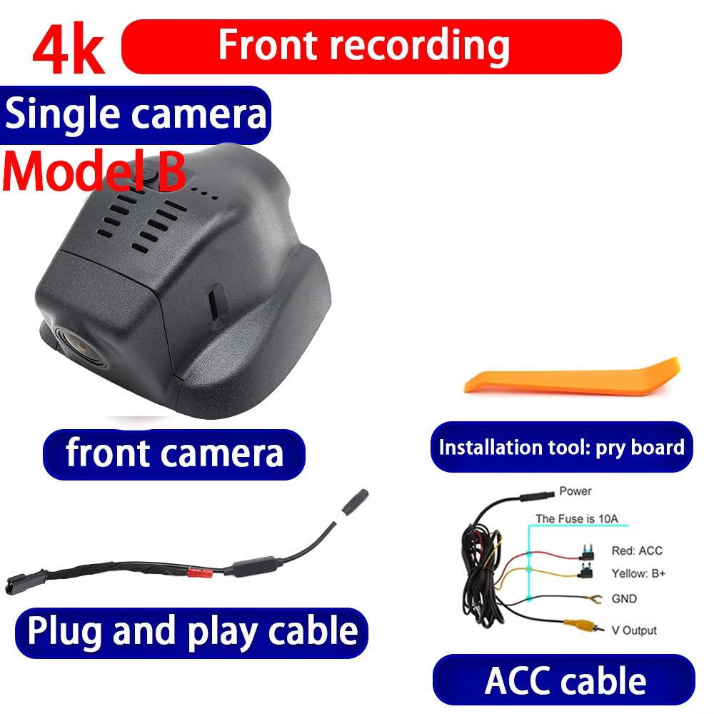 for Ford Focus 4 Mk4 2018 2019 2020 2021 2022 2023 2024 2025 4K Dash Cam Wifi Camera Video Recorder