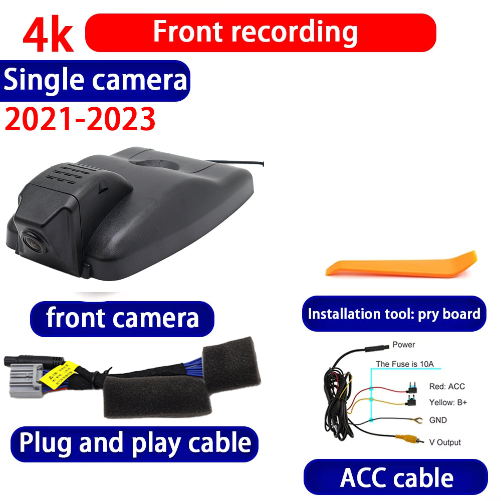 for Toyota CHR C-HR C HR 2016 2017 2018 2019 2020 2021 2022 2023 4K Dash Cam Wifi Camera Video Recorder