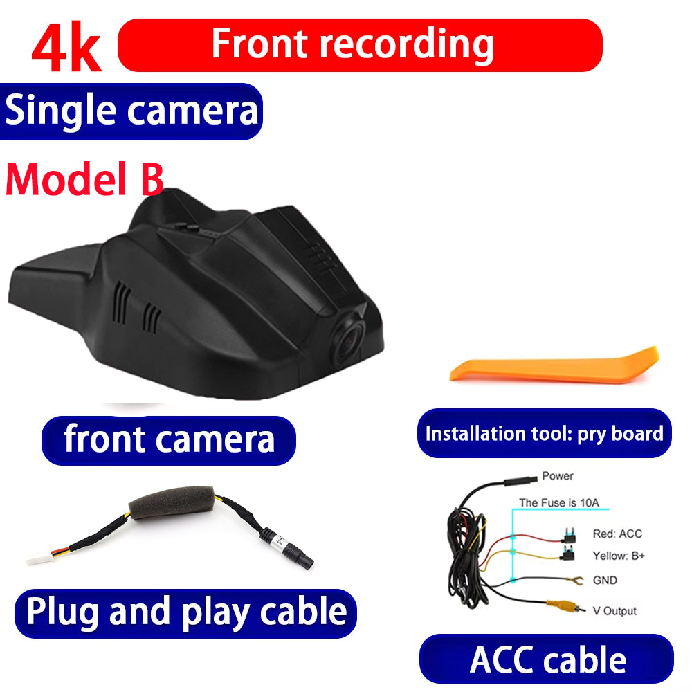 for Proton X70 Farizon FX BelGee X70 2018-2025 4K Dash Cam Wifi Camera Video Recorder