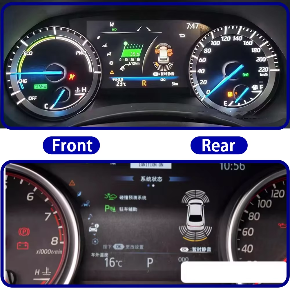 for Toyota Camry 8 Mk8 Daihatsu Altis XV50 2018-2024 OEM Car Parking Sensor Kit Buzzer Alarm Reverse Radar Detector System