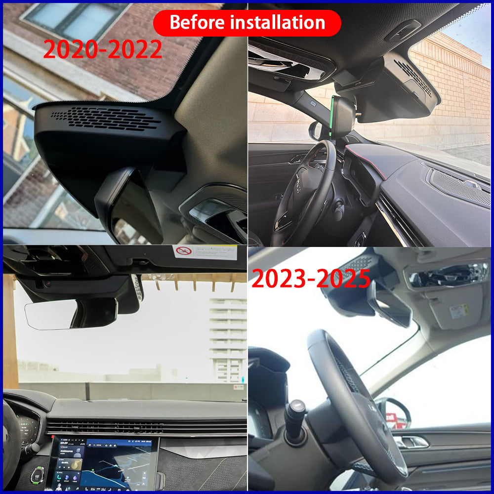 for Lynk & Co 05 05+ 2020 2021 2022 2023 2024 2025 4K Dash Cam Wifi Camera Video Recorder