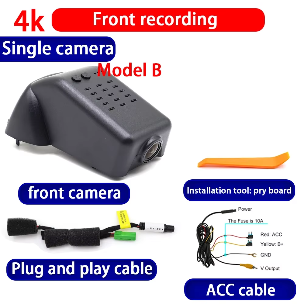 for Volvo S90 V90 XC60 2016-2025 4K Dash Cam Wifi Camera Video Recorder