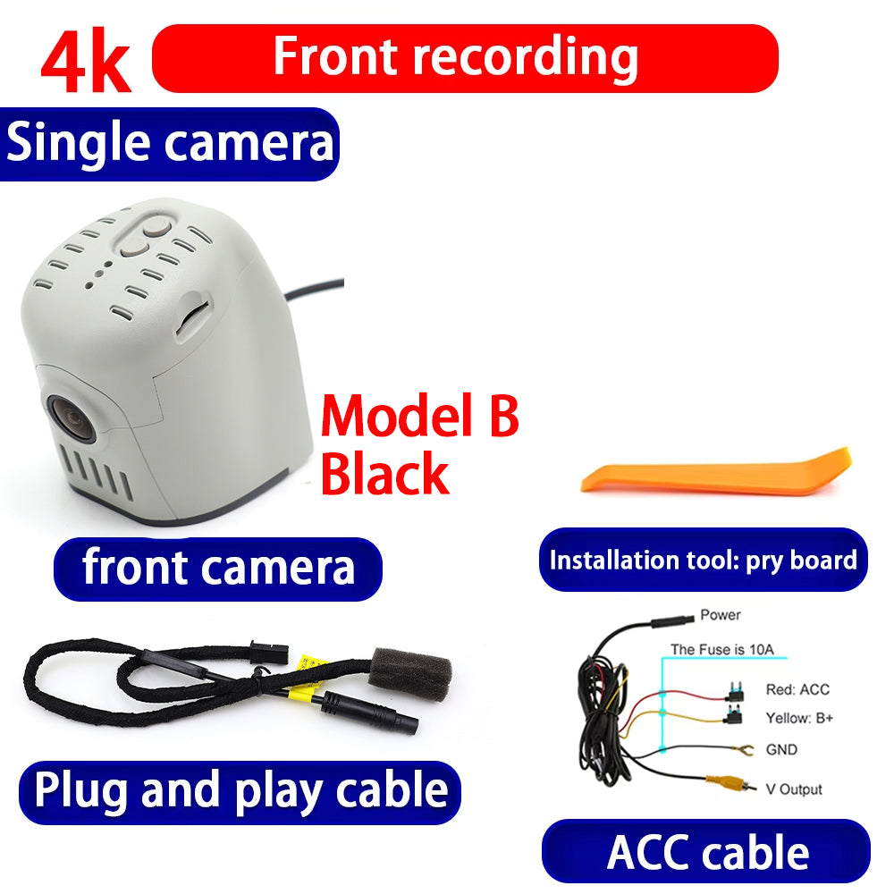 for Audi A1 S1 8X A3 S3 RS3 8P 8V A4 S4 RS4 B7 8E 8H B8 8K TT TTS TTRS 4K Dash Cam Wifi Camera Video Recorder