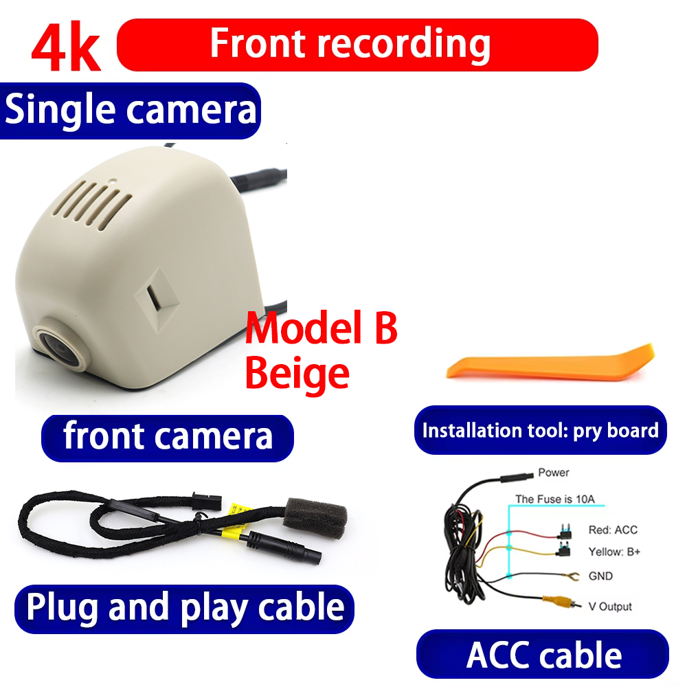 for Audi A1 S1 8X A3 S3 RS3 8P 8V A4 S4 RS4 B7 8E 8H B8 8K TT TTS TTRS 4K Dash Cam Wifi Camera Video Recorder