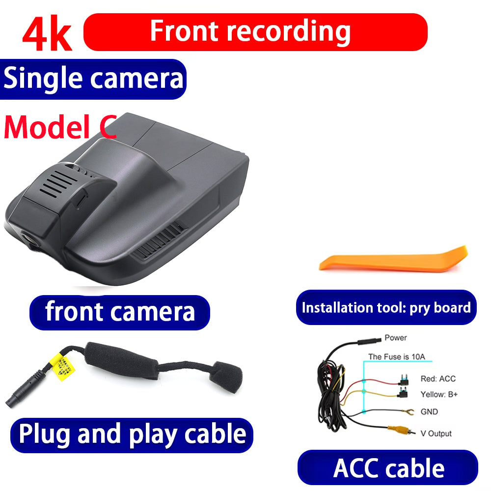 for Geely Okavango Haoyue L Proton X90 Livan 9 Aletra RL9 4K Dash Cam Wifi Camera Video Recorder