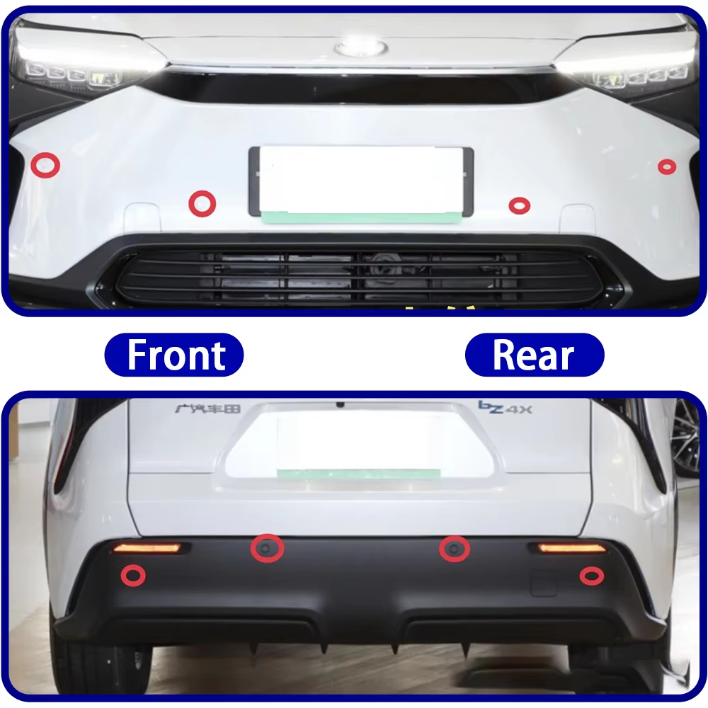 for Toyota bZ4X EA10 Subaru Solterra 2022 2023 2024 2025 OEM Car Parking Sensor Kit Buzzer Alarm Reverse Radar Detector System