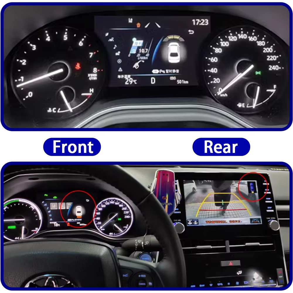 for Toyota Avalon XX50 2019 2020 2021 2022 2023 2024 OEM Car Parking Sensor Kit Buzzer Alarm Reverse Radar Detector System