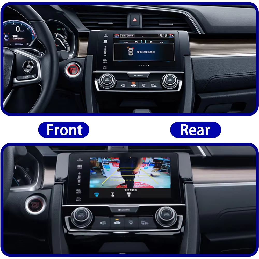 for Honda Civic 10 Mk10 FC FK 2016-2021 OEM Car Parking Sensor Kit Buzzer Alarm Reverse Radar Detector System