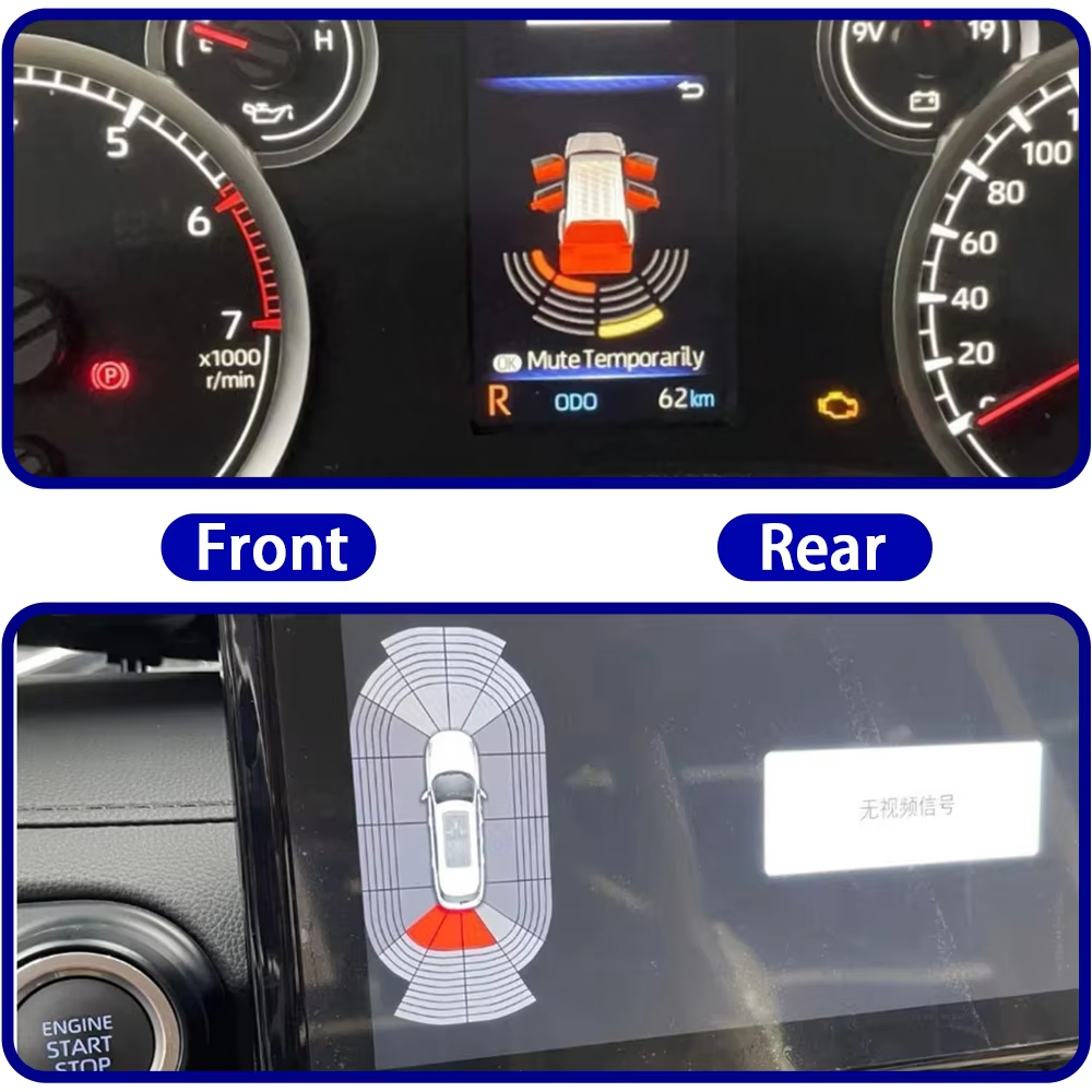 for Toyota Land Cruiser 300 LC300 J300 2021-2025 OEM Car Parking Sensor Kit Buzzer Alarm Reverse Radar Detector System