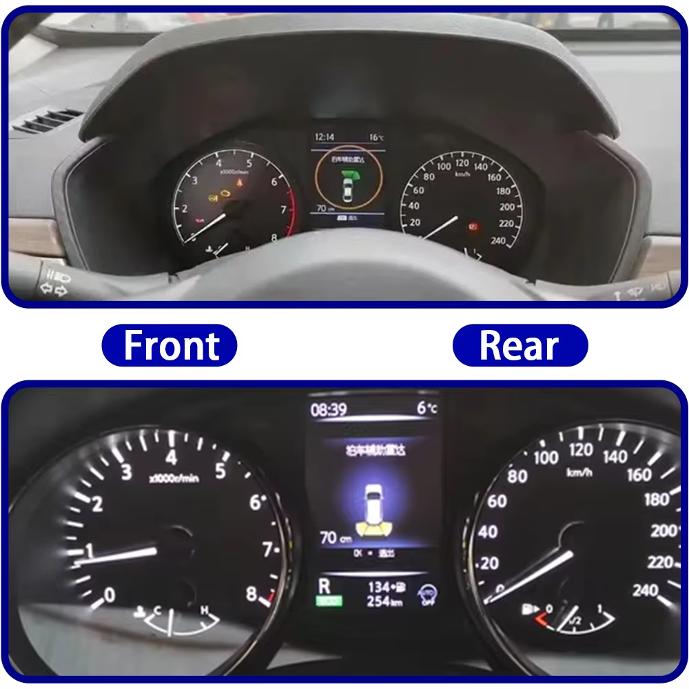 for Nissan X Trail X-Trail Rogue T32 2013-2022 OEM Car Parking Sensor Kit Buzzer Alarm Reverse Radar Detector System
