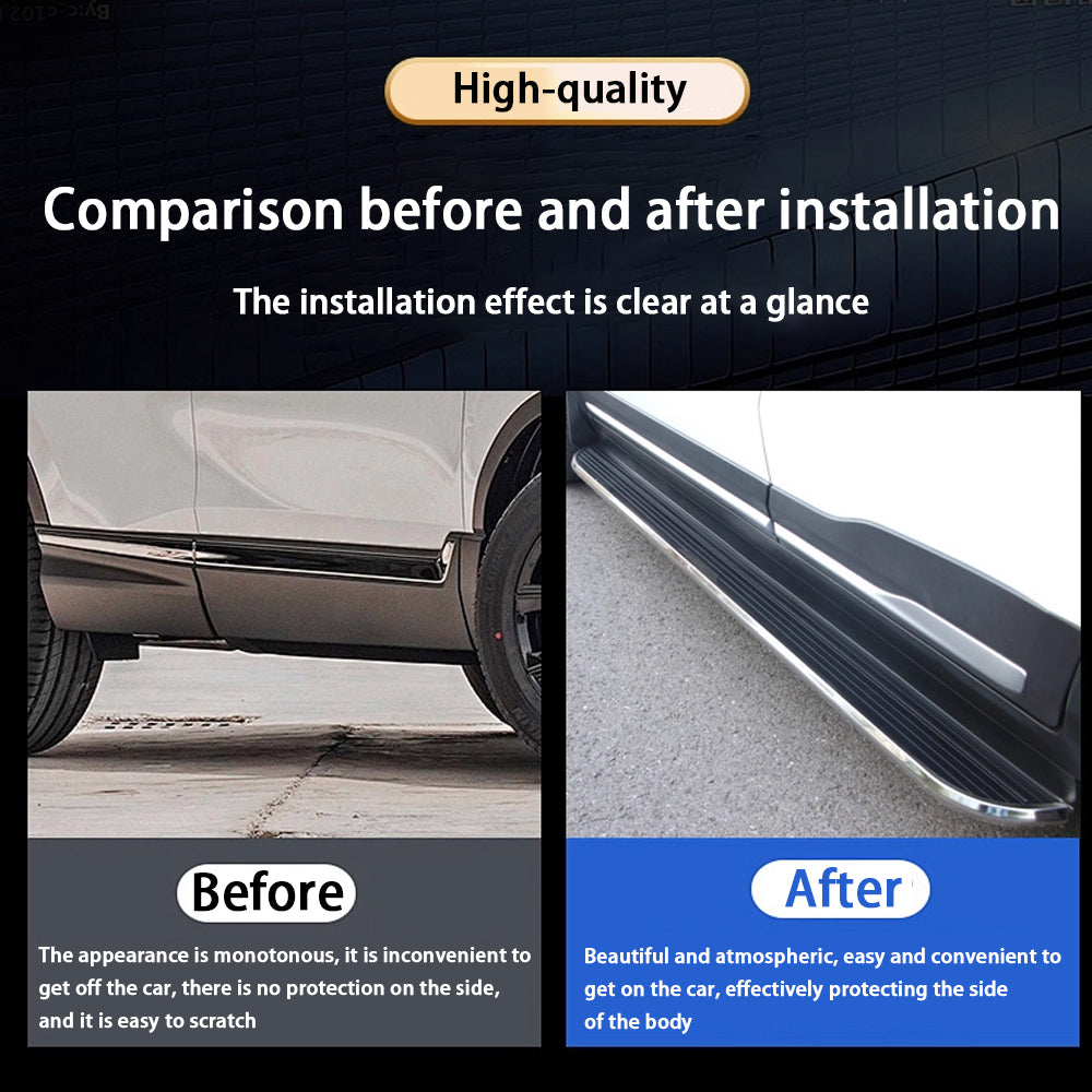 for Land Rover Discovery 3 LR3 2004-2009 OEM Power Running Boards Dual Motor Retractable Electric Side Steps With LED