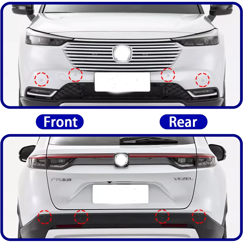 for Honda Vezel HR-V HRV HR V RV 2023 2024 2025 OEM Car Parking Sensor Kit Buzzer Alarm Reverse Radar Detector System