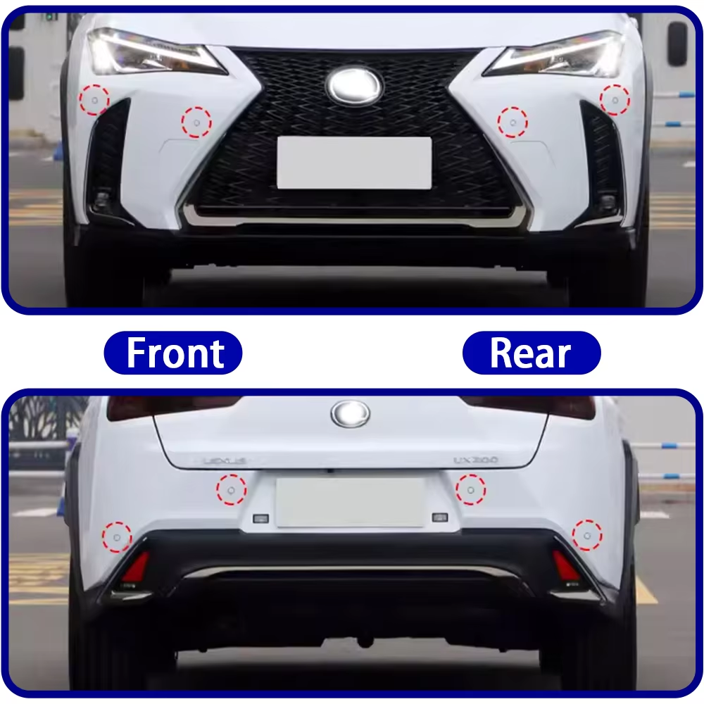 for Lexus UX UX200 UX250h UX260h UX300e 2019-2025 OEM Car Parking Sensor Kit Buzzer Alarm Reverse Radar Detector System