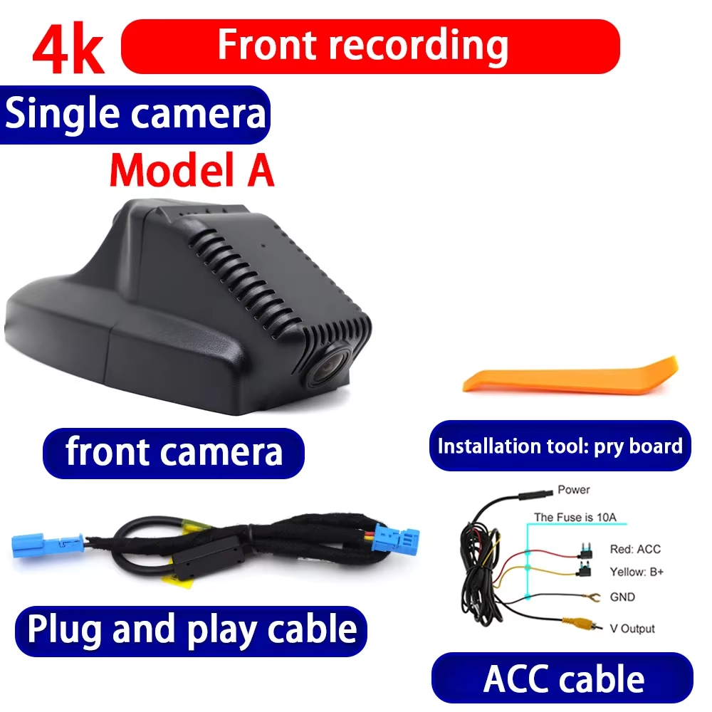 for BMW 1 3 5 Series E81 E82 E87 E88 E90 E91 E92 E93 E60 E61 F10 F11 F07 4K Dash Cam Wifi Camera Video Recorder