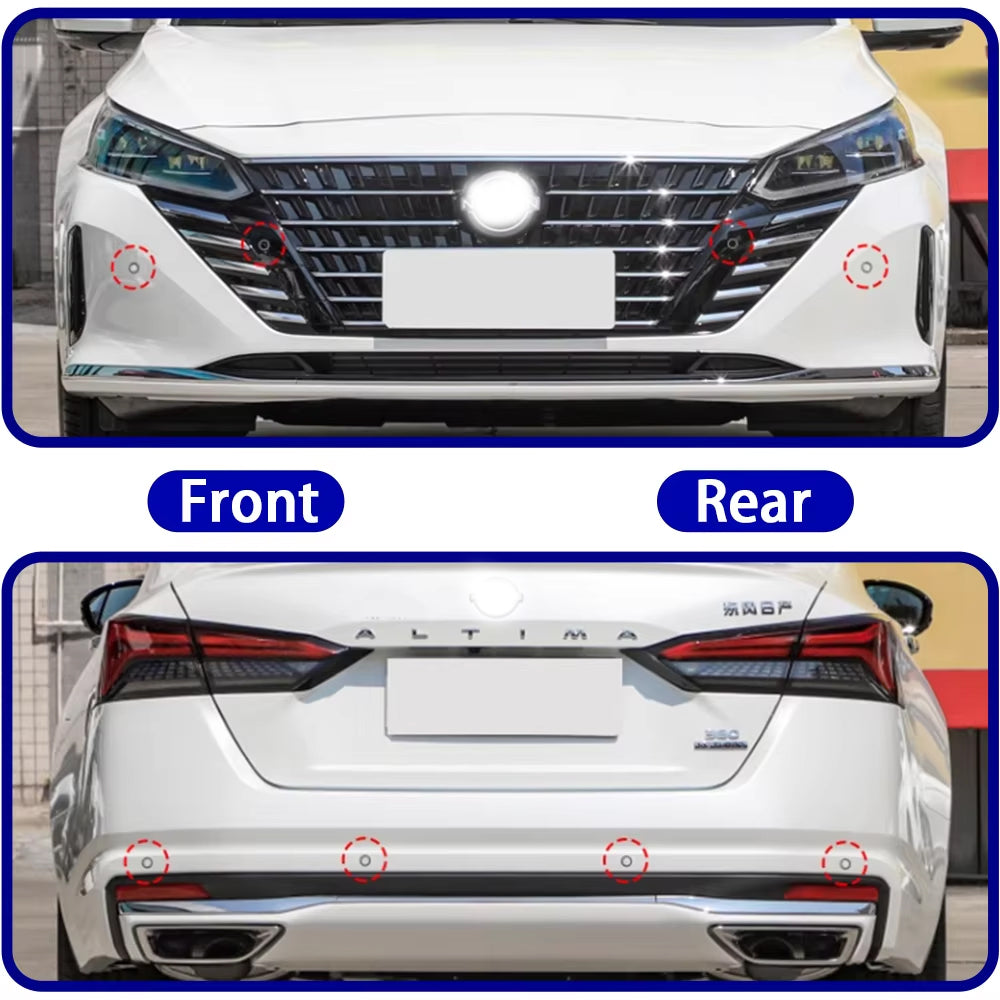 for Nissan Altima L34 2019 2020 2021 2022 2023 2024 2025 OEM Car Parking Sensor Kit Buzzer Alarm Reverse Radar Detector System