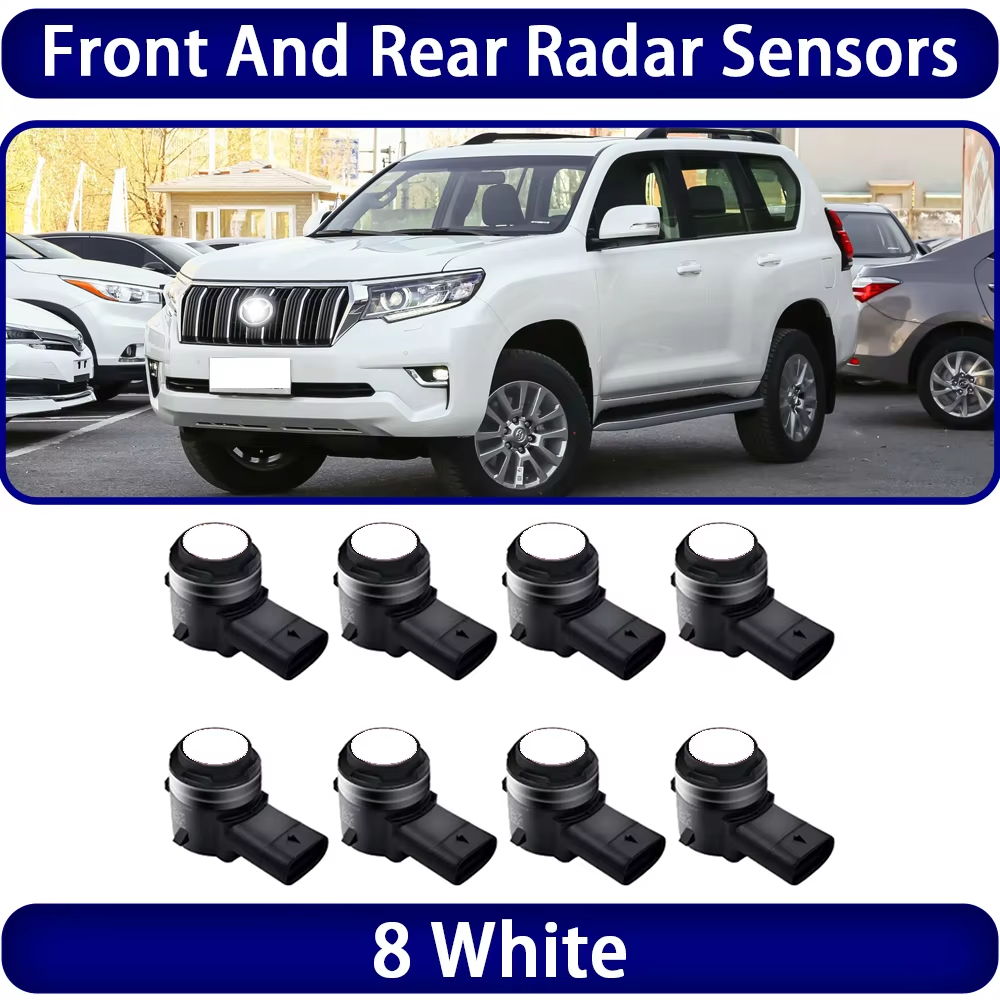 for Toyota Land Cruiser Prado 150 LC150 2010-2023 OEM Car Parking Sensor Kit Buzzer Alarm Reverse Radar Detector System