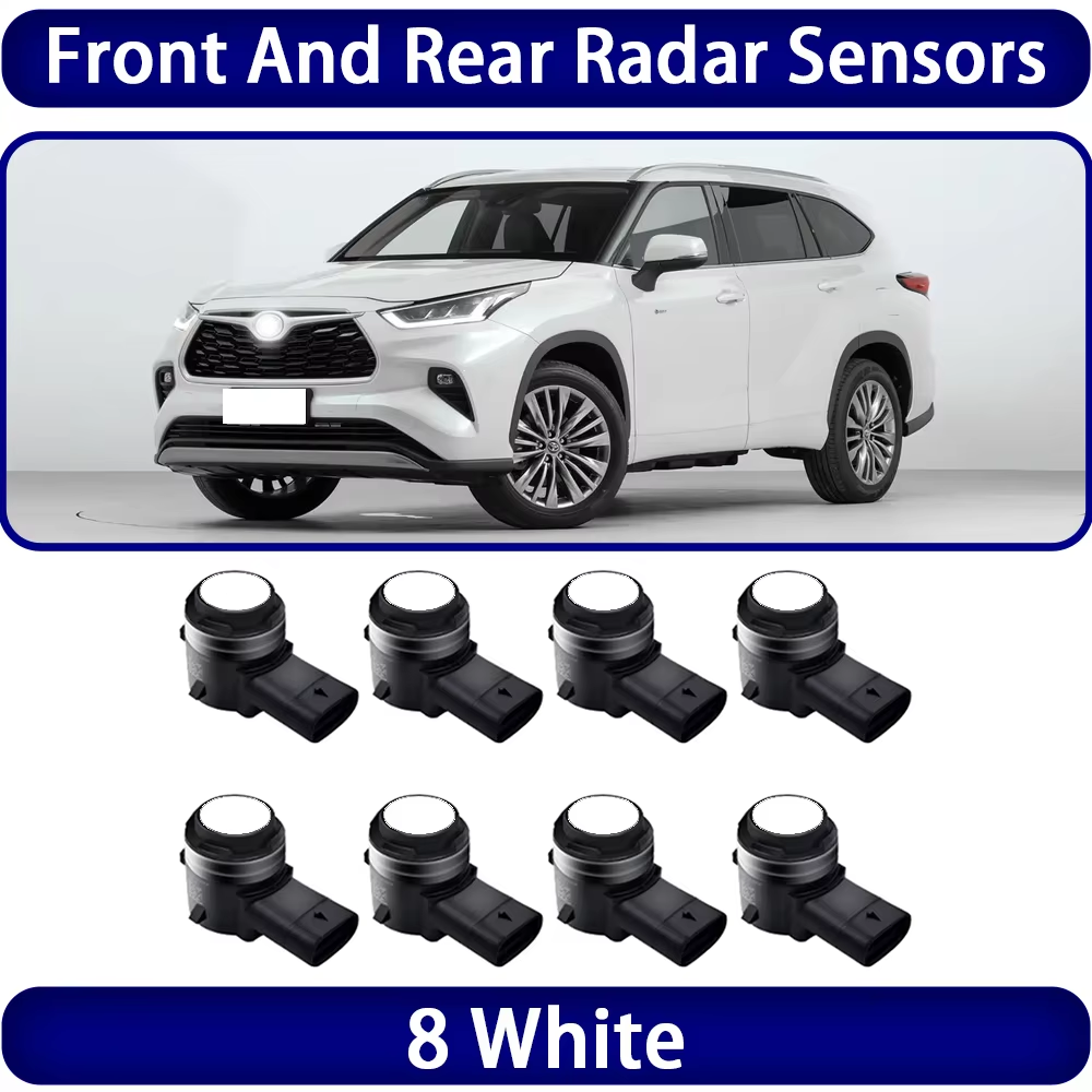for Toyota Highlander Kluger XU70 2020 2021 2022 2023 2024 2025 OEM Car Parking Sensor Kit Buzzer Alarm Reverse Radar Detector System
