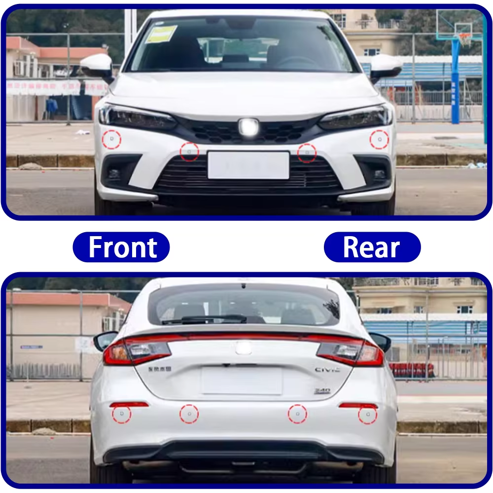 for Honda Civic 11 Mk11 FE FL 2022 2023 2024 2025 OEM Car Parking Sensor Kit Buzzer Alarm Reverse Radar Detector System