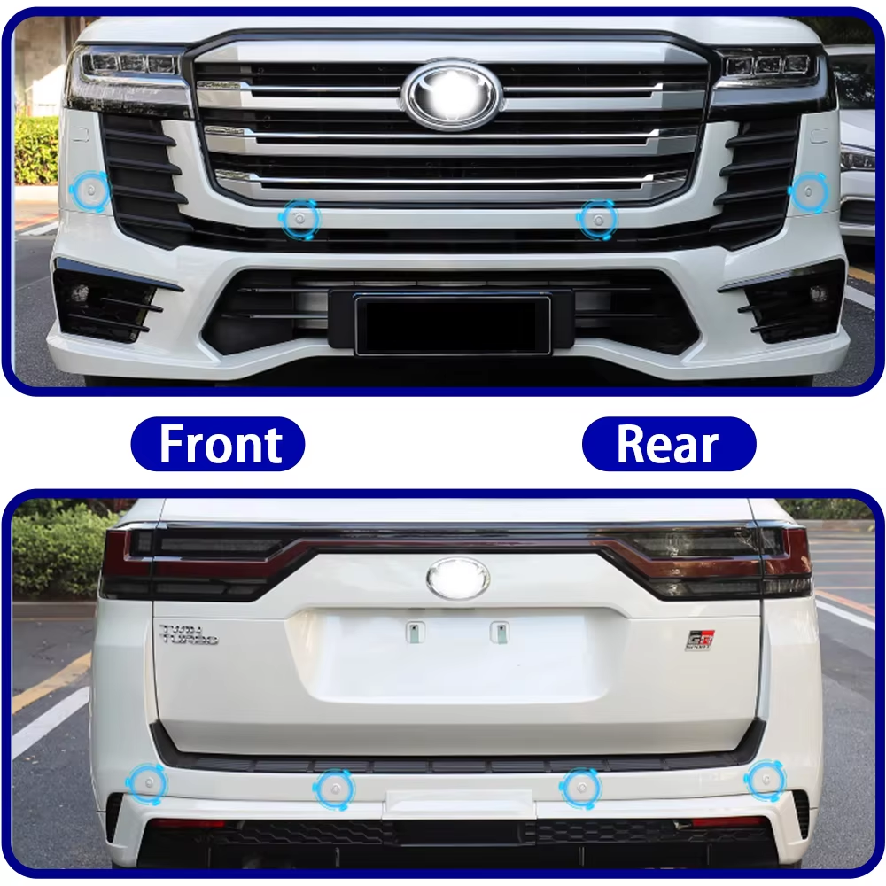 for Toyota Land Cruiser 300 LC300 J300 2021-2025 OEM Car Parking Sensor Kit Buzzer Alarm Reverse Radar Detector System