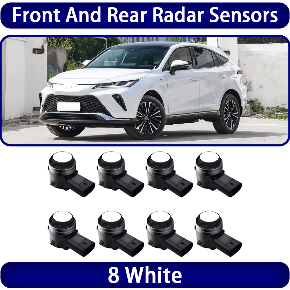 for Toyota Harrier Venza XU80 2021 2022 2023 2024 2025 OEM Car Parking Sensor Kit Buzzer Alarm Reverse Radar Detector System