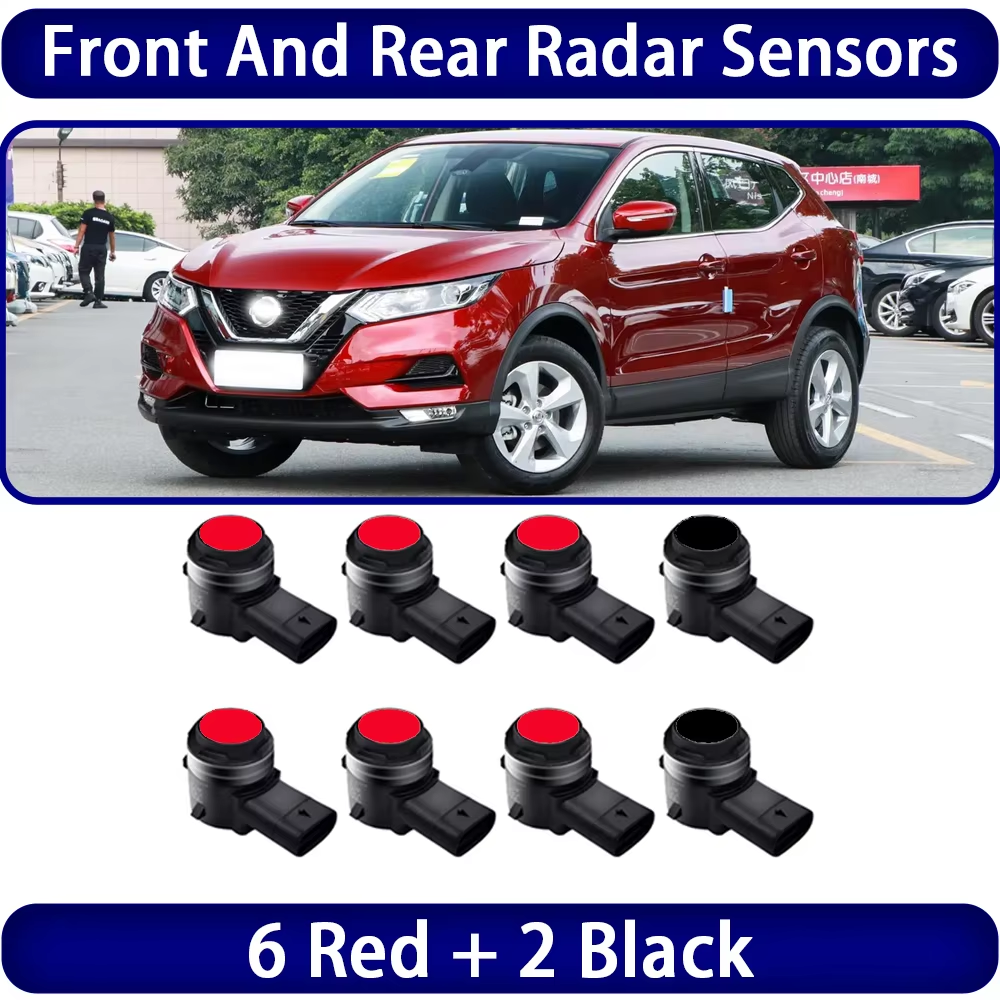 for Nissan Qashqai Rogue Sport J11 2013-2022 OEM Car Parking Sensor Kit Buzzer Alarm Reverse Radar Detector System