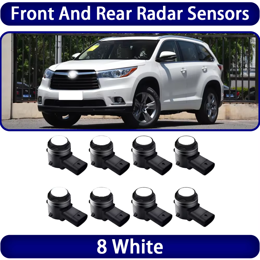 for Toyota Highlander Kluger XU50 2014 2015 2016 2017 2018 2019 OEM Car Parking Sensor Kit Buzzer Alarm Reverse Radar Detector System